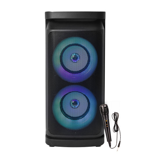 iNFiRe Thunder 40W Speaker | RGB Lights | BT 5.3 | Mic | AUX/USB/TF 40 W Bluetooth Party Speaker