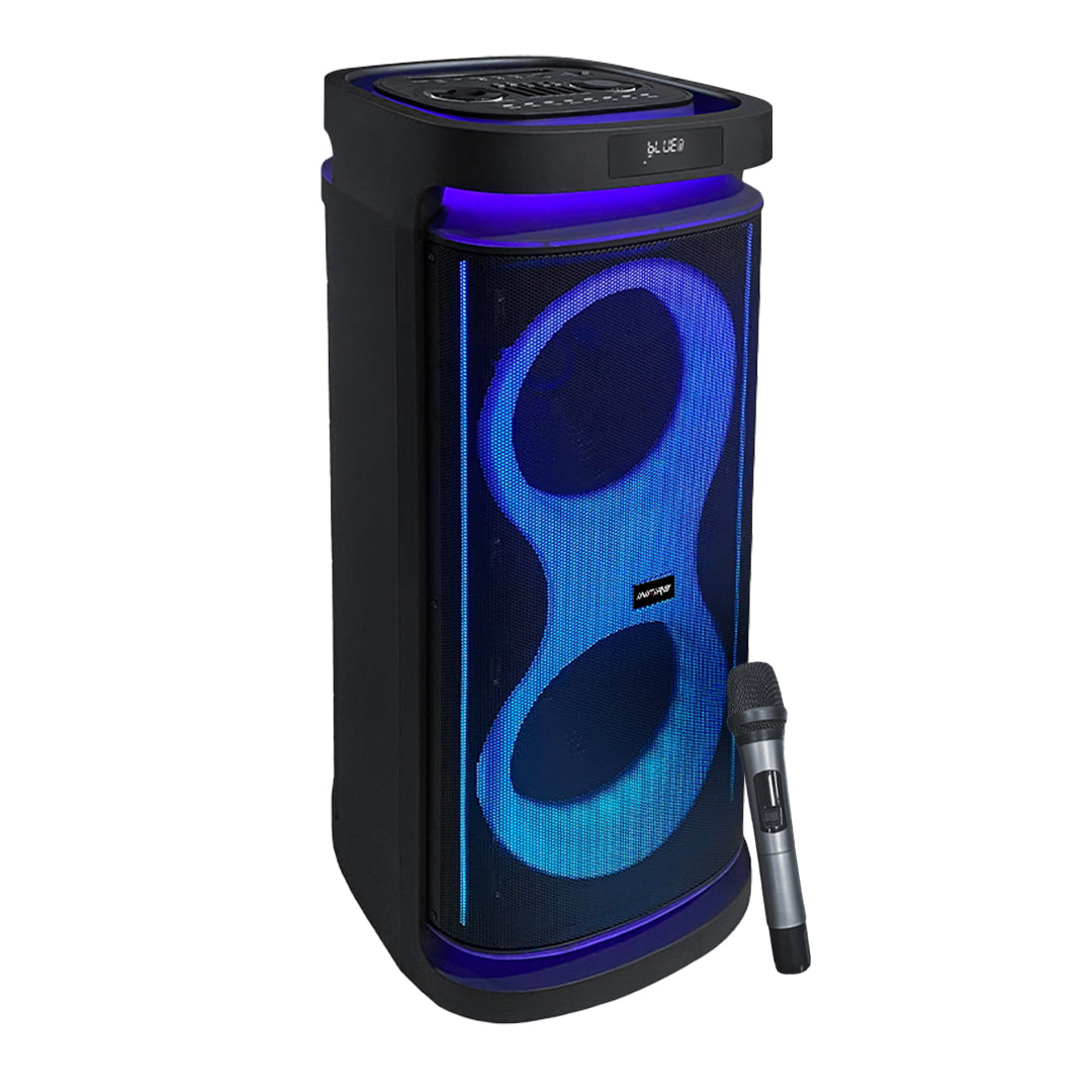 iNFiRe Thunder Pro 80W Party Speaker | RGB | Mic | Wireless Mic | AUX/BT/USB 80 W Bluetooth Party Speaker