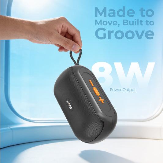 Groove 8W Bluetooth Speaker with 14 Hours Playtime