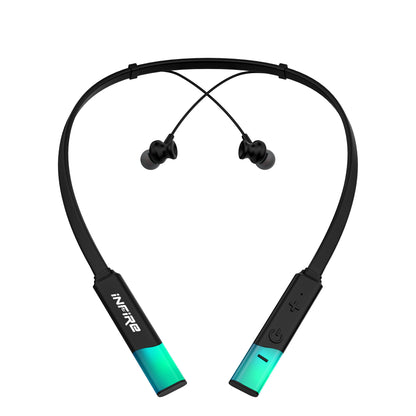 iNFiRe FireBand upto 20 Hours PlayTime , IPX4 with High Bass Magnetic Drivers NeckBand