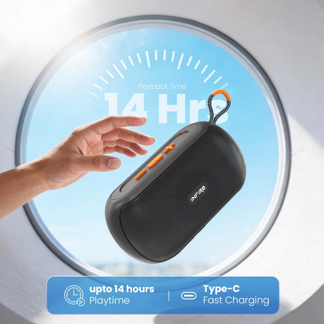 Groove 8W Bluetooth Speaker with 14 Hours Playtime