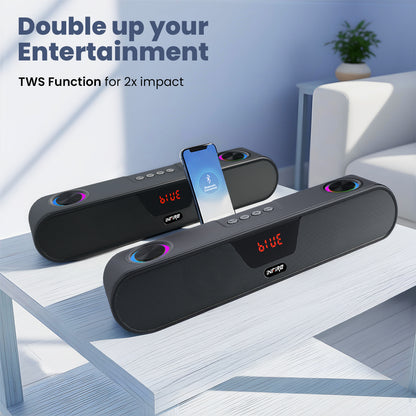 FireBar 20 Bluetooth Soundbar |  Upto 8 Hours Playtime