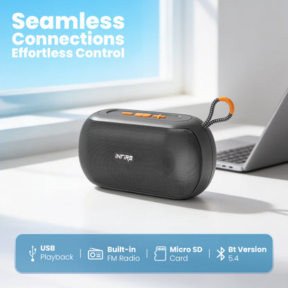 Groove 8W Bluetooth Speaker with 14 Hours Playtime