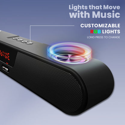 FireBar 20 Bluetooth Soundbar |  Upto 8 Hours Playtime