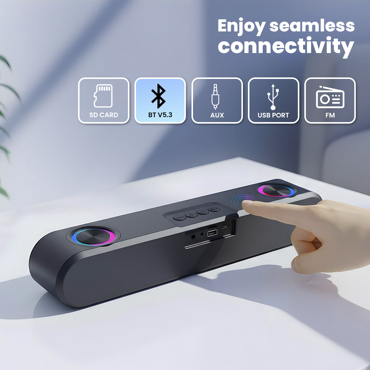 FireBar 20 Bluetooth Soundbar |  Upto 8 Hours Playtime